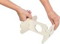 TRIXIE KNAAGDIERHUIS 2 KAMERS ONBEHANDELD HOUT NATUREL 25X25X12 CM - thumbnail