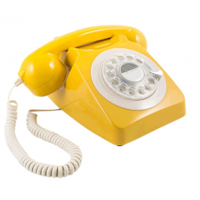 GPO Retro 746ROTARYMUS Telefoon met draaischijf klassiek jaren ‘70 ontwerp - thumbnail