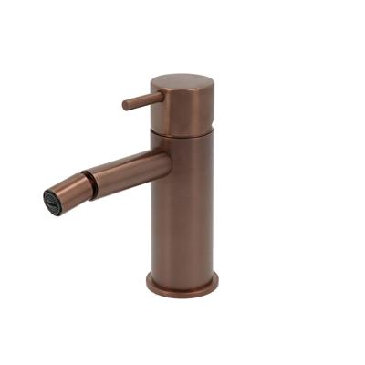 Bidetmengkraan Hotbath Cobber Geborsteld Koper PVD (excl. Waste)