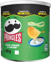 Pringles chips, 40g, sour cream & onion - thumbnail