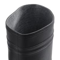 Regenlaarzen maat 38 PVC zwart - thumbnail
