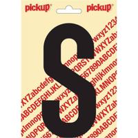 Plakletter Nobel Sticker letter S zwart Pickup - Pickup - thumbnail