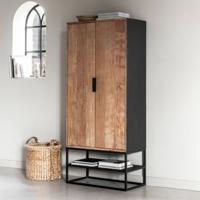 DTP Home Opbergkast 'Cosmo' Teakhout, 180 x 80cm - thumbnail