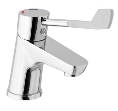 Wastafelmengkraan Sapho Lea 1-hendel Extra Lang Recht 15.4 cm Chroom Wastafelmengkraan Sapho Lea 1-hendel Extra Lang Recht 15.4 cm Chroom