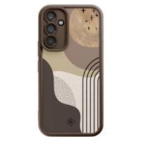 Samsung Galaxy A54 bruine case - Abstract almond shapes - thumbnail