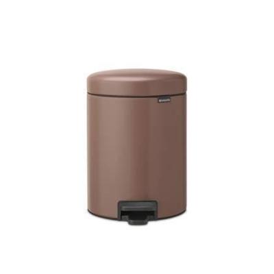 Brabantia pedaalemmer NewIcon 5 liter satin taupe