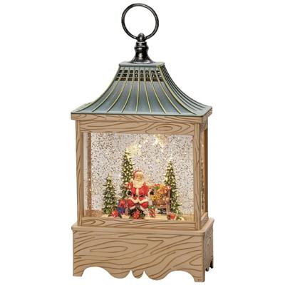 Konstsmide 4288-000 LED-lantaarn Kerstman Warmwit LED Natuur Watergevuld, Timer Konstsmide 4288-000 LED-lantaarn Kerstman Warmwit LED Natuur Watergevuld, Timer