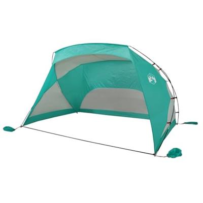 VidaXL Strandtent 274x178x170/148 cm 185t polyester zeegroen VidaXL Strandtent 274x178x170/148 cm 185t polyester zeegroen