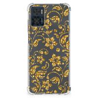 Motorola Moto E22 | E22i Case Gouden Bloemen - thumbnail