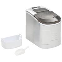 VidaXL Ijsblokjesmachine 2,4 l 15 kg/24 u zilver - thumbnail