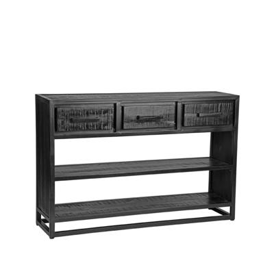 LABEL51 Sidetable 'Chili' Zwart Mangohout, 115cm