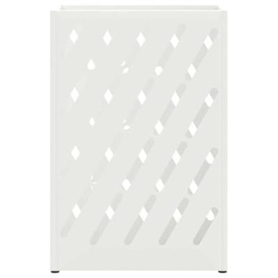 VidaXL Paraplu standaard wit 28 x 12 x 41 cm staal VidaXL Paraplu standaard wit 28 x 12 x 41 cm staal