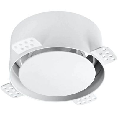 NoShow instucbaar designventiel 125mm - toevoer/afvoer - WIT NoShow instucbaar designventiel 125mm - toevoer/afvoer - WIT