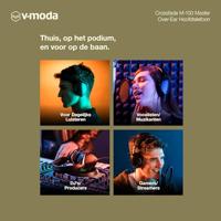 V-Moda Crossfade M-100 Master Matte Black DJ hoofdtelefoon - thumbnail
