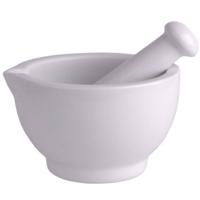 Vijzel keramiek wit dia 10.5cm - thumbnail
