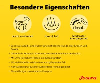 JOSERA Adult SensiPlus - droog hondenvoer - 3kg