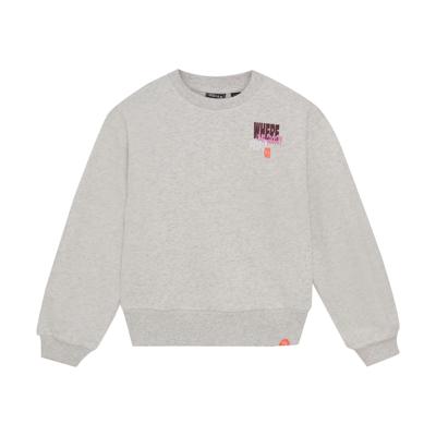 Indian Blue Jeans Winter sweater meisjes - wit - Melange