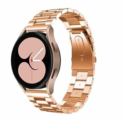 Garmin Venu / Sq / Sq2 / 2 plus - Stalen schakelband - Rosé goud Garmin Venu / Sq / Sq2 / 2 plus - Stalen schakelband - Rosé goud