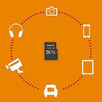 Micro SDHC Card Philips Class 10 UHS-I U1 32GB - thumbnail