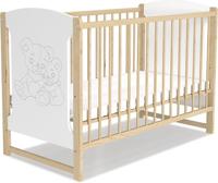 Viking Choice  Ledikant beer 124,3x65,3 - Pijnboom - met matras - zonder lade - thumbnail