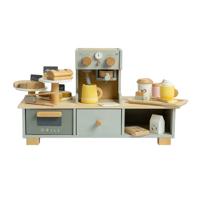 Bigjigs houten koffiecorner speelset, 32dlg. - thumbnail