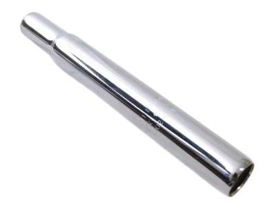 Buzaglo Zadelpen kaars vinty ø25.4 mm / 350 mm - zwart verchroomd Buzaglo Zadelpen kaars vinty ø25.4 mm / 350 mm - zwart verchroomd
