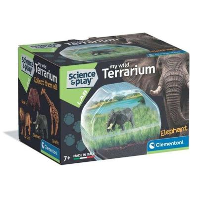 CLEMENTONI - Mini-terrarium - Olifant