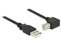 Delock USB-kabel USB 2.0 USB-A stekker, USB-B stekker 2.00 m Zwart 83528 - thumbnail