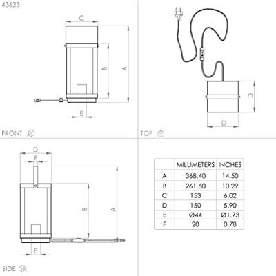 Eglo Zwart tafellampjeBradford 1 - 43623