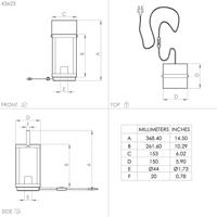 Eglo Zwart tafellampjeBradford 1 - 43623 - thumbnail
