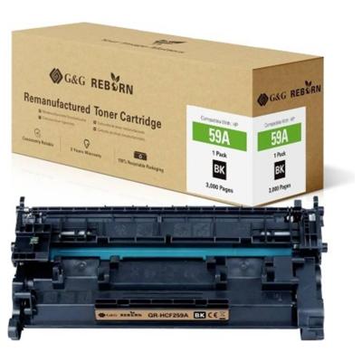 G&G Toner vervangt HP 59A Compatibel Zwart 3000 bladzijden Reborn remanufactured 21237 G&G Toner vervangt HP 59A Compatibel Zwart 3000 bladzijden Reborn remanufactured 21237