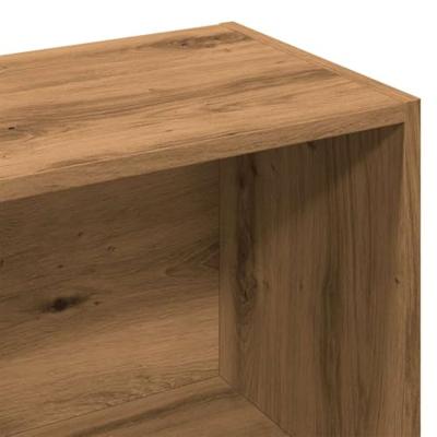 Boekenkast 98x29x97,5 cm artisanaal eikenkleur
