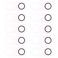 10 STKS achterkant camera lens cover voor Nokia 3 (wit) - thumbnail