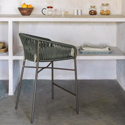 Kave Home Barkruk 'Yanet' kleur Donkergroen (zithoogte 65cm)