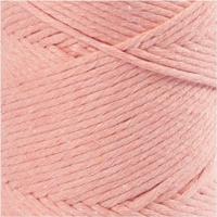 Creativ Company Macramé koord, l: 198 m, d 2 mm, roze, 330 gr/ 1 rol - thumbnail