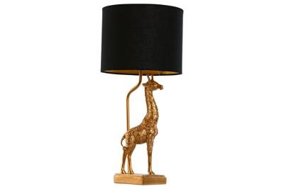 Bureaulamp Home ESPRIT Zwart Gouden 20 x 20 x 53 cm Bureaulamp Home ESPRIT Zwart Gouden 20 x 20 x 53 cm