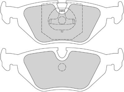 Remblokken set 36824