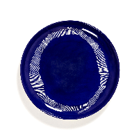 SERAX - Feast by Ottolenghi - Ontbijtbord M 22cm Lapis Lazuli Swirl-S - thumbnail
