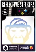 REFLECTIVE BERLIN reflex-stickers "decals" ref.sticker ref.berlin monkey summer - thumbnail