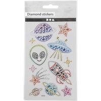 Creativ Company Diamant stickers ruimte, 1 vel - thumbnail