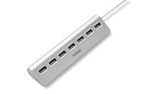 Hub USB Nilox NXHU7ALU2 Grijs - thumbnail
