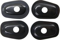 Kellermann richtingaanwijzer montageplaat mounting plate turn signa black, - thumbnail