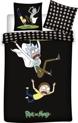 Rick and Morty Dekbedovertrek Portal Travel 140 x 200 cm - 65 x 65 cm Rick and Morty Dekbedovertrek Portal Travel 140 x 200 cm - 65 x 65 cm