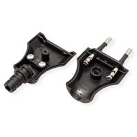 Enzo Stekker zwakstroom zwart 6140200 - thumbnail