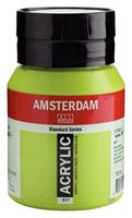 Royal Talens Amsterdam Acrylverf 500 ml - Geelgroen 617 - thumbnail