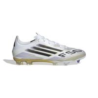 adidas F50 League Gras / Kunstgras Voetbalschoenen (MG) Wit Zwart Goud - thumbnail