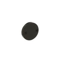 Intersteel afdekrozet Shiraat ø55x8 mm met schroefgaten - PVD zwart - thumbnail