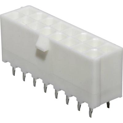 Molex 39288160 Female header, inbouw (standaard) Totaal aantal polen: 16 Rastermaat: 4.2 mm Inhoud: 1 stuk(s) Bag