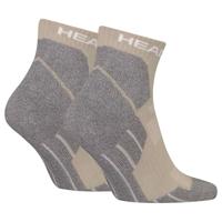 HEAD Wandelsokken All Climates Hiking Quarter 2-pack Taupe-39/42 - thumbnail