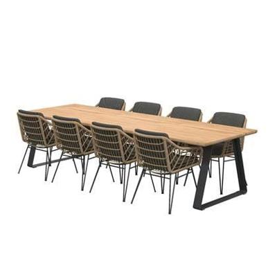 4 Seasons Cottage/Basso 300x100 cm. tuinset - 9 delig